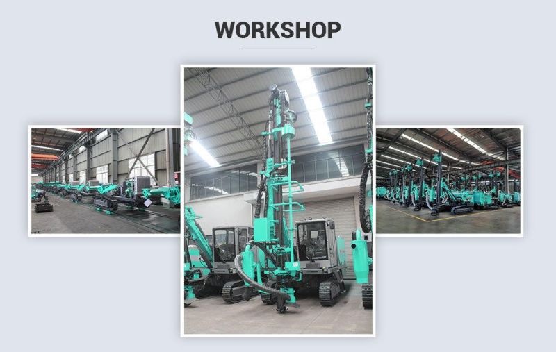 Factory Sales Crawler DTH Drill Rig with Air Compressor