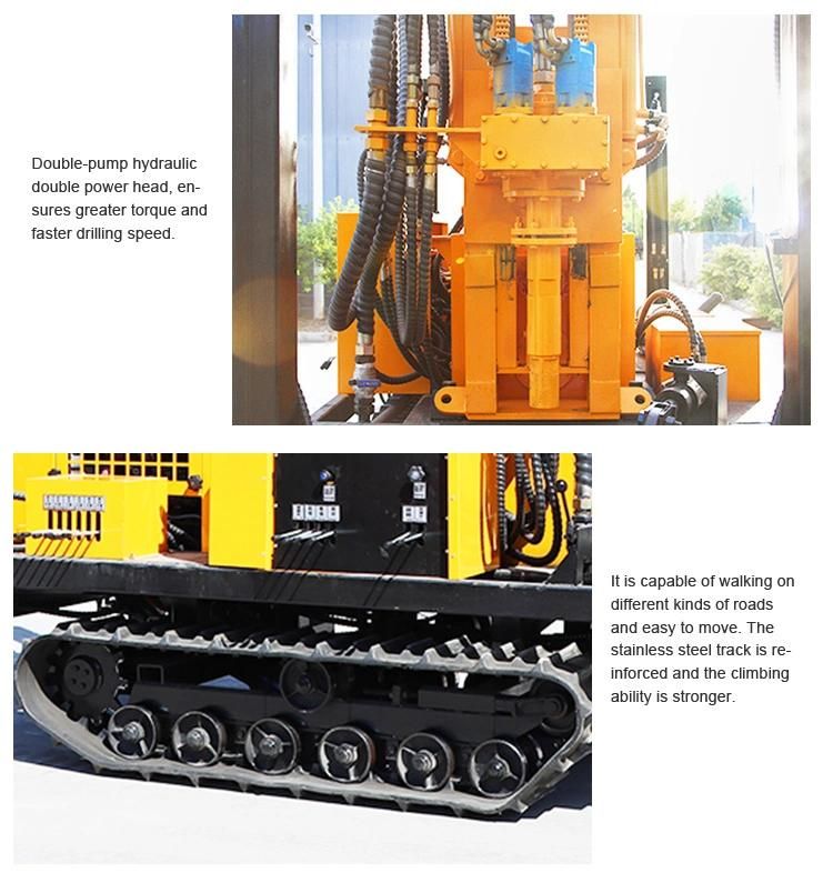 Factory Wholesale 200m Small Water Well Borehole Down-The-Hole Drill Rig