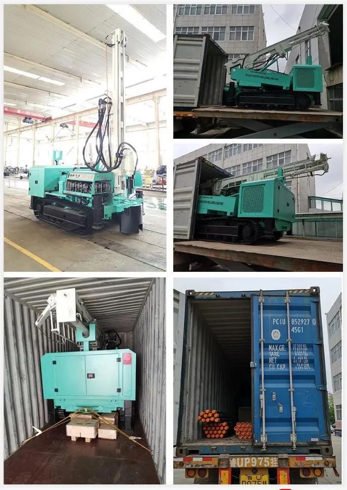 Hf100ya2 New Integrated Air Compressor Drilling Rig Easy Maintenance