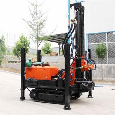 Chinese Product/Rig Manufacturer. Inexpensive 180m Crawler Water Well Drilling Rig