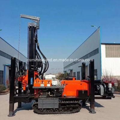 Fyx-180 Crawler DTH Hammer Water Well Drilling Rig with Pump Integrated