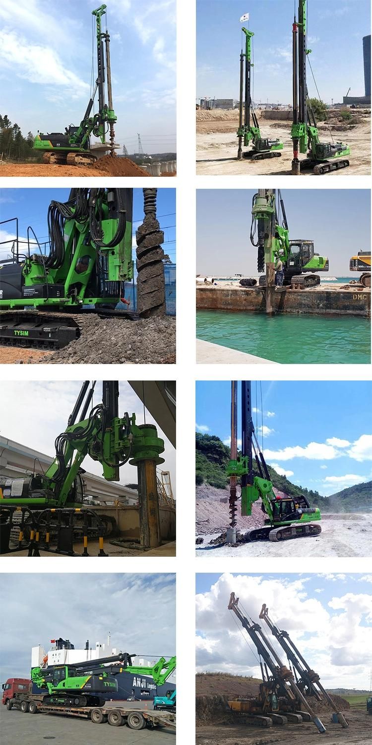 Reliable American Excavator Chassis Kr125c Mini Micro Hydraulic Rotary Drilling Pile Rig Machine