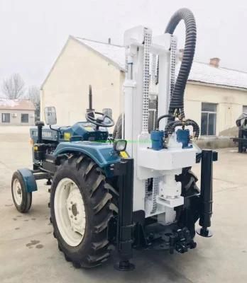 200m Tractor Drive Air DTH Rock Borehole Water Well Drilling Rig (MLT-200)