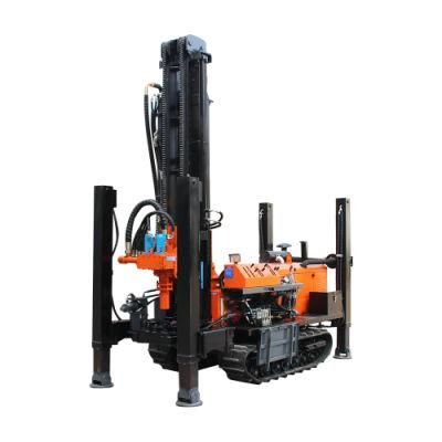 Diesel 180m Portable Rig Water Well Machine Truck Drilling Equipment Crawler Mounted
