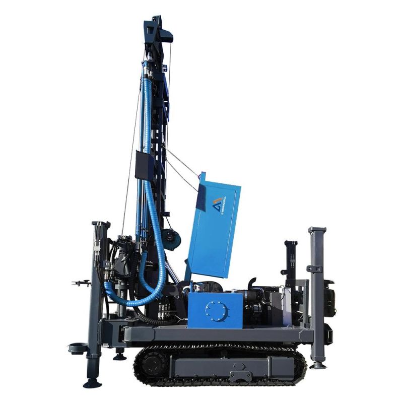 Miningwell 450m Depth DC Motor Portable Diesel Water Well Drilling Rig Machine