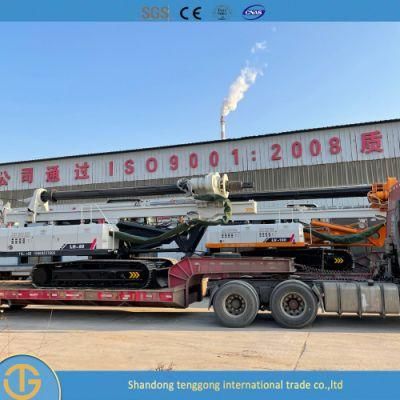 Micro Piling Hammer Construction Auger Machine Crawler Pile Driver Drilling Dr-90 Rig for Free Can Customized