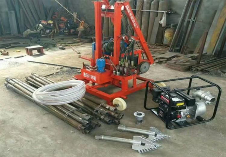 Mini Portable Diesel Engine Hydraulic Water Well Drilling Machine