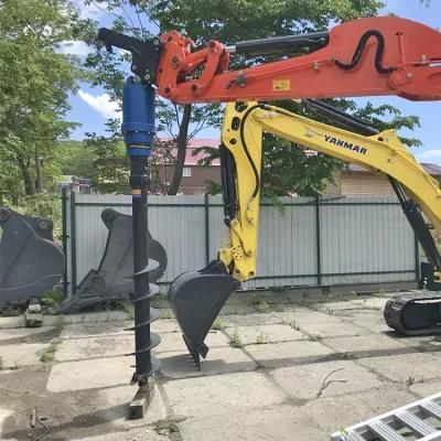 Tree Planting Machine Excavator Attachments Auger Ground Drill