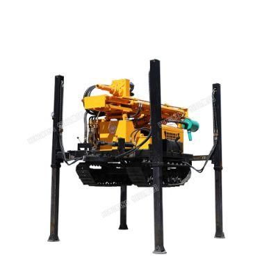 Portable DTH Water Well Borehole Well Drilling Rig 150m