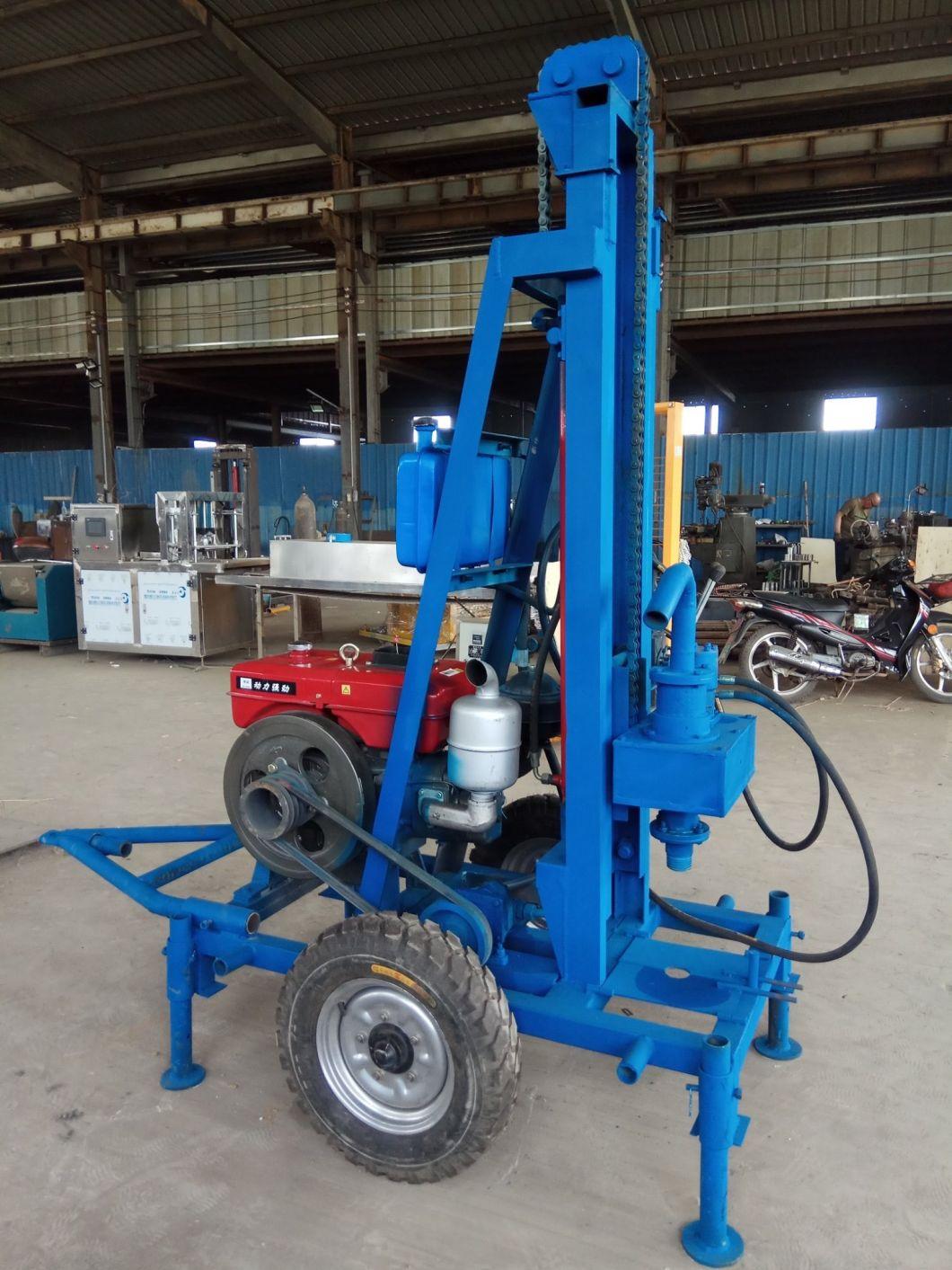 Portable Borehole Samll Water Well Drilling Rig Machine