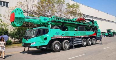 Conveniently Rotary Energy-Efficient Hydraulic Drilling Rig Truck Mounted