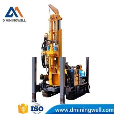 D Miningwell MW300 Rubber Crawler Drilling Equipment 300m Depth Water Well Drilling Rig