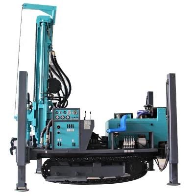High Efficiency 200m Deep Rotary Safety Hydraulic Machine Water Well Drill Rig