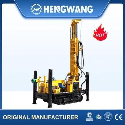 Hot Sell 150m, 200m, 300m, 400, 500m, 600m Crawler Type Borehole Water Well Drilling Rig