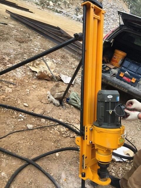 Portable DTH Drilling Rig with Air Leg for Rock Stone and Concrete