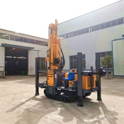 Crawler Mud Slurry Pump Small Air Compressor Rock Core Drilling Water Well Drilling Rig 150m