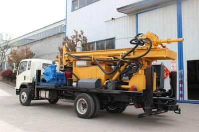 Hydraulic Down The Hole DTH Water Well Drilling Machine Truck with Impactor Hammer and Air Compressor