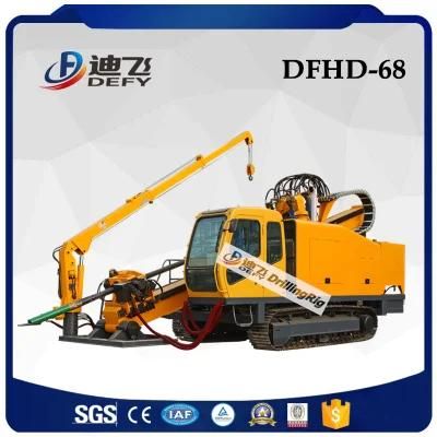 68ton Trenchless Horizontal Directional HDD Drilling Machine