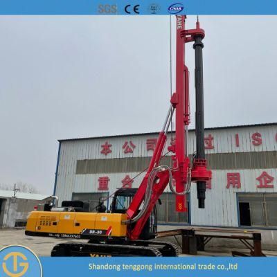 Portable Pile Driver Electric Ground Screw Crawler Pile Driver Drilling Dr-90 Crawler Diesel Engine Drilling Rig