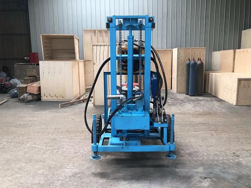 80-120m Deep Hydraulic Borehole Water Well Drilling Rig Machine
