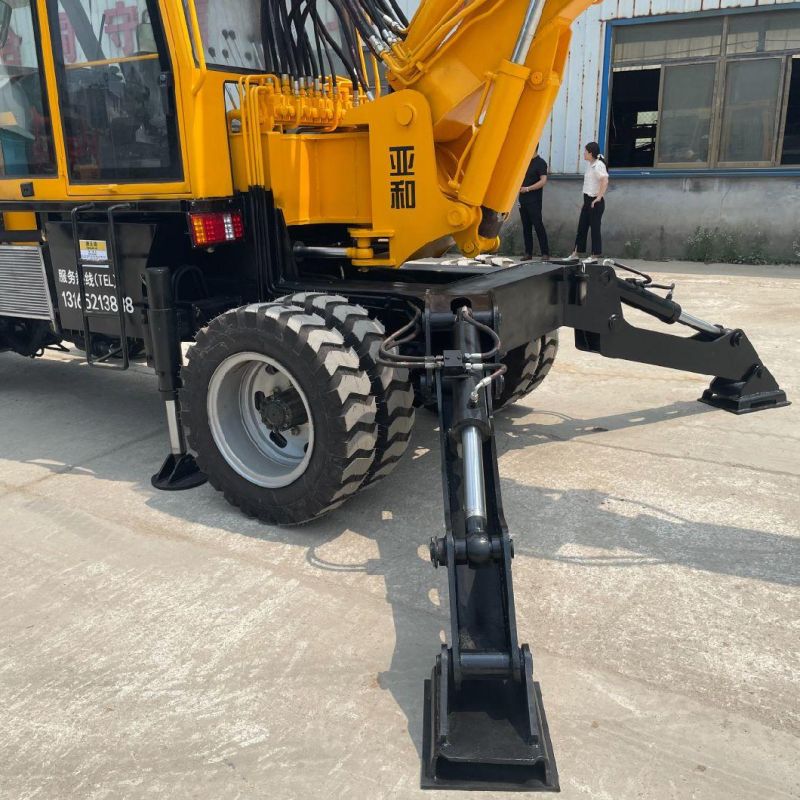 Wheel Hydraulic Micro Tractor Portable Small Drill Rig for Sale Dl-180 Model