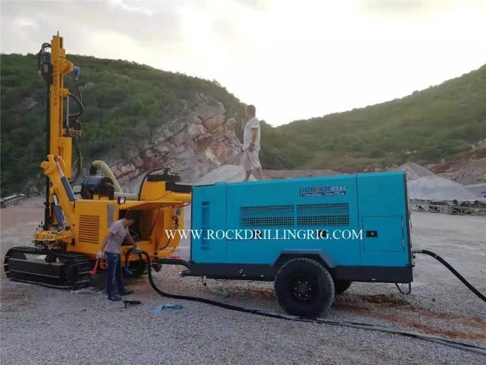 Professional Rock Blasting Drilling Rig for Hard Rock