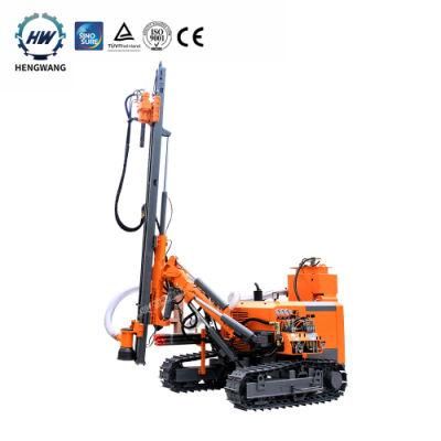 Steel Crawler Mounted Stone Breaking DTH Drilling Machine