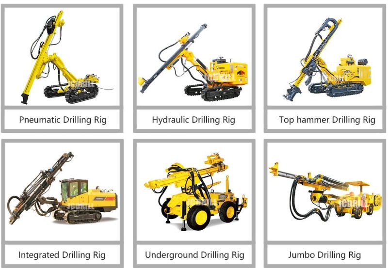 Full Hydraulic Rock Blasting Drilling Rig Jc860