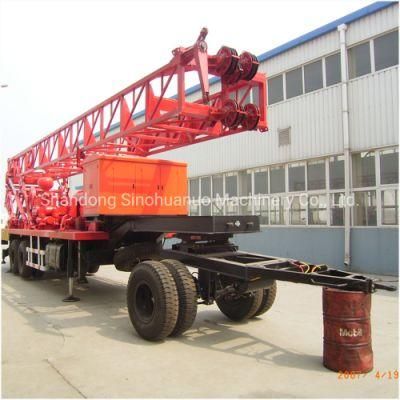 1000m Deep Hydraulic Drive Truck Trailer Mounted Water Well Drilling Rig