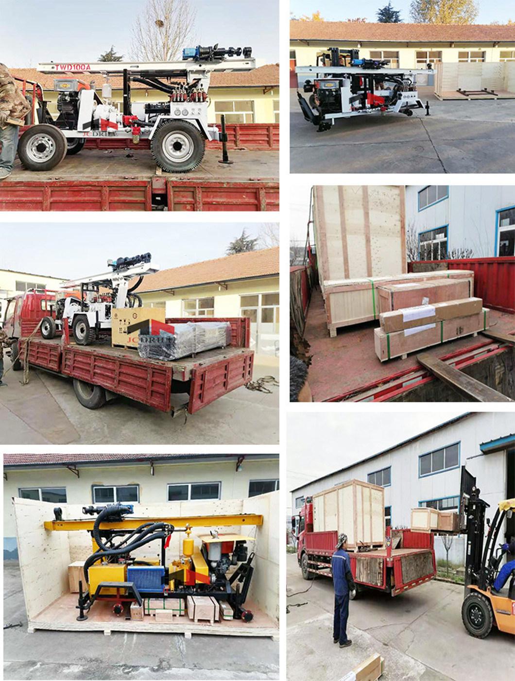 100m Depth Water Well Drilling Rig Hydraulic Drilling Machine for Water