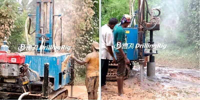 2022 Hot Sale 100m Deep Crawler Mounted Ground Water Hole Drilling Machines