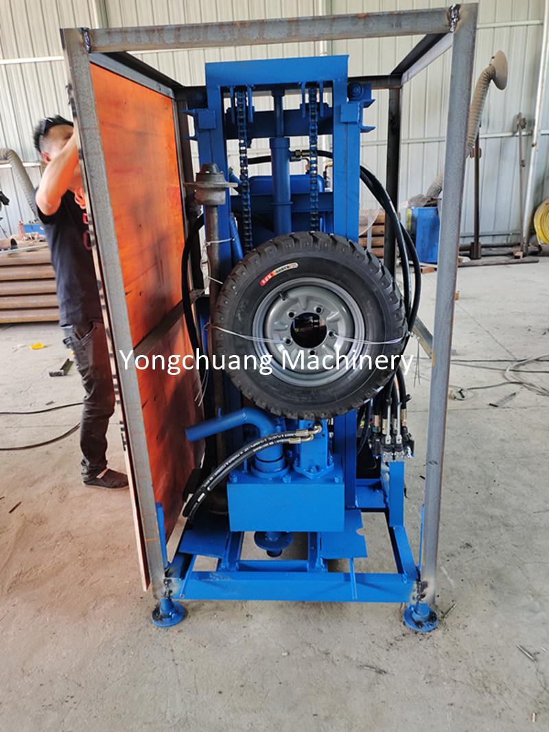 Hydraulic Diesel Water Well Drilling Rig with One-Button Starting Function