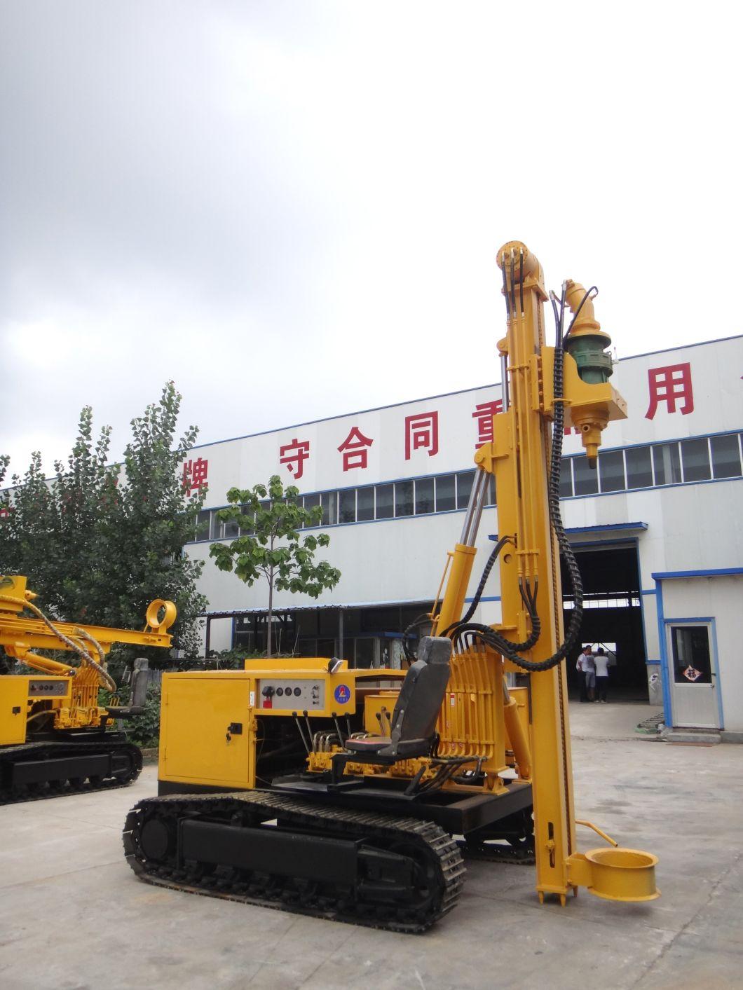 1-4m Multifunctional Crawler Spiral Pile Driver /Photovoltaic Power Station Pile Driver