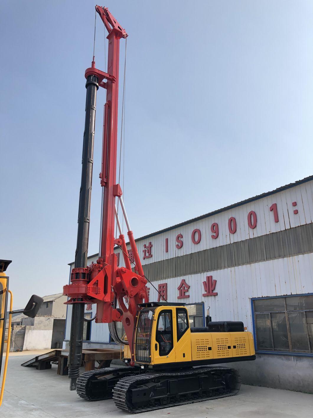 Full Hydraulic Road Pile Driver High Efficiency Piling Machine