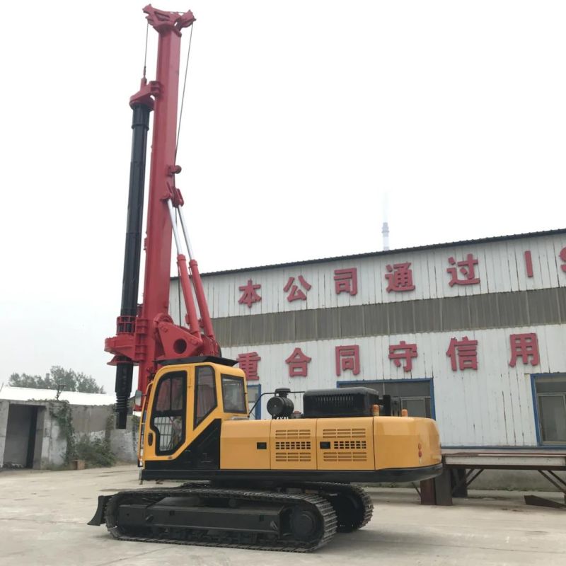 Pile and Pile Driver Electric Ground Screw Crawler Concrete Portable Drilling Rig with Two Drilling Tools for Free Can Customize