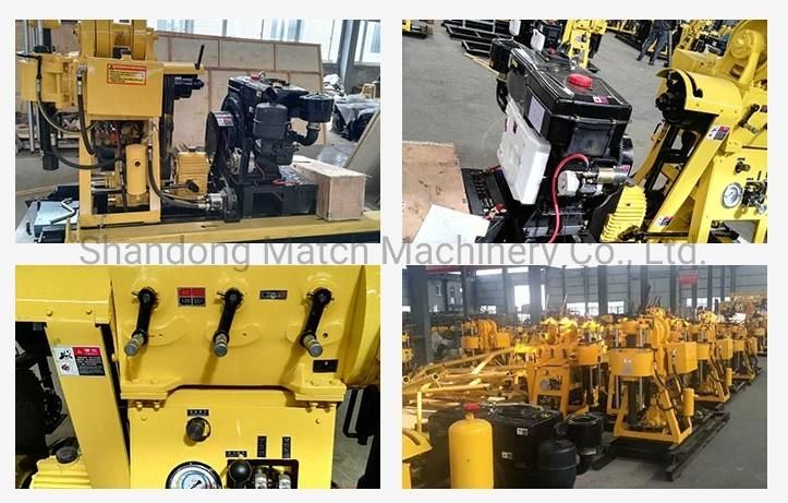 Xy-200 Water Well Core Drilling Rig 15kw Electric Motor Power Drilling Rig