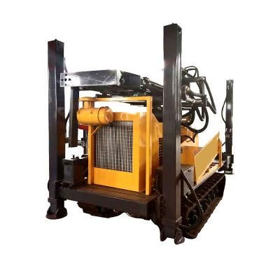 Crawler Mounted Water Well Drilling Rig 200m Air Water Drilling Rig