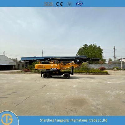Post Pile Driver Rotary Oil Surface Mini Piling Machine Head Hydraulic Piling Rig