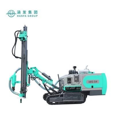 Hfg-54 Hydraulic Air Compressor Drill Integrated Full Hydraulic Rock DTH Mining Drilling Rigs