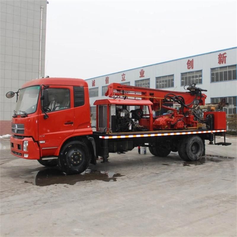 High Efficiency Truck Mounted Water Borehole Drilling Rig