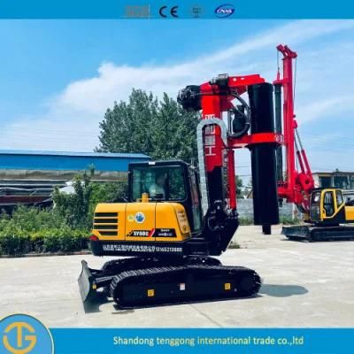 Micro Bored Portable Pile Rotary Crawler Type Hydraulic Oil Deep Well Drilling Rig