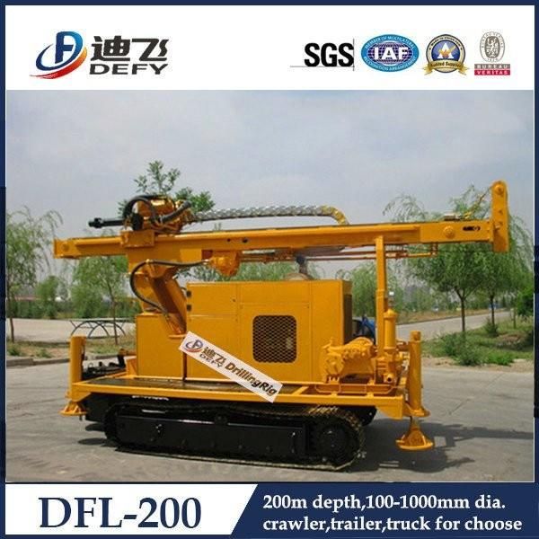 Crawler Type DTH Hammer Rock Water Bore Well Borehole Drilling Rig
