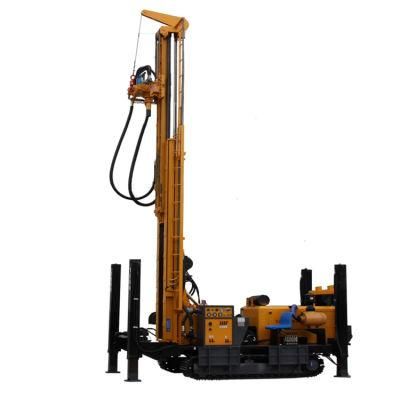 Multi-Function 500m Depth Crawler Type Water Well Drilling Rig