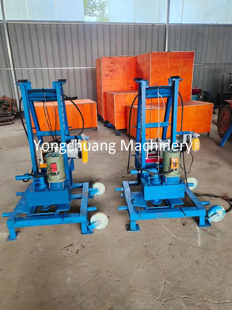 Simple Operational Water Well Drilling Machine with Water Pump and Water Pipe