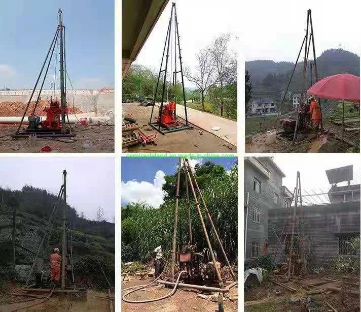 150m Rotary Borehole Water Well Drilling Machine (GY-150H)