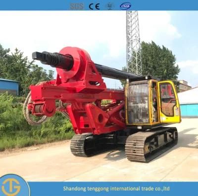Dr-160 Construction Crawler Hydraulic Economical Borehole Rotary Drilling Rig