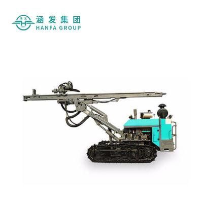 Hfh680 Crawler Type Open-Hole Drilling Vehicle/ Diesel 30m Separated DTH Drilling Rig