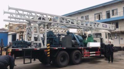 High Quality Depth 500m Truck Mounted Borehole Drilling Rig Used for Water Well with Autoloader