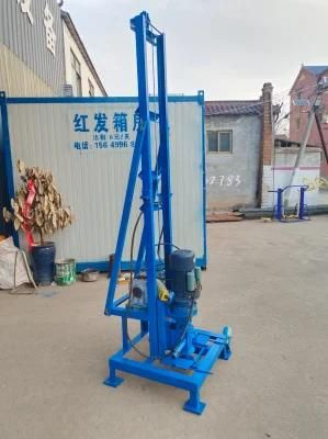 120m Depth Portable Diesel Type Water Well Drilling Rig Machine