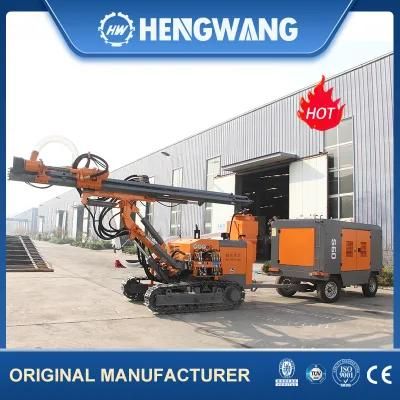 Hot Sale Pneumatic Steel Clawer Portable Surface DTH Drill Rig